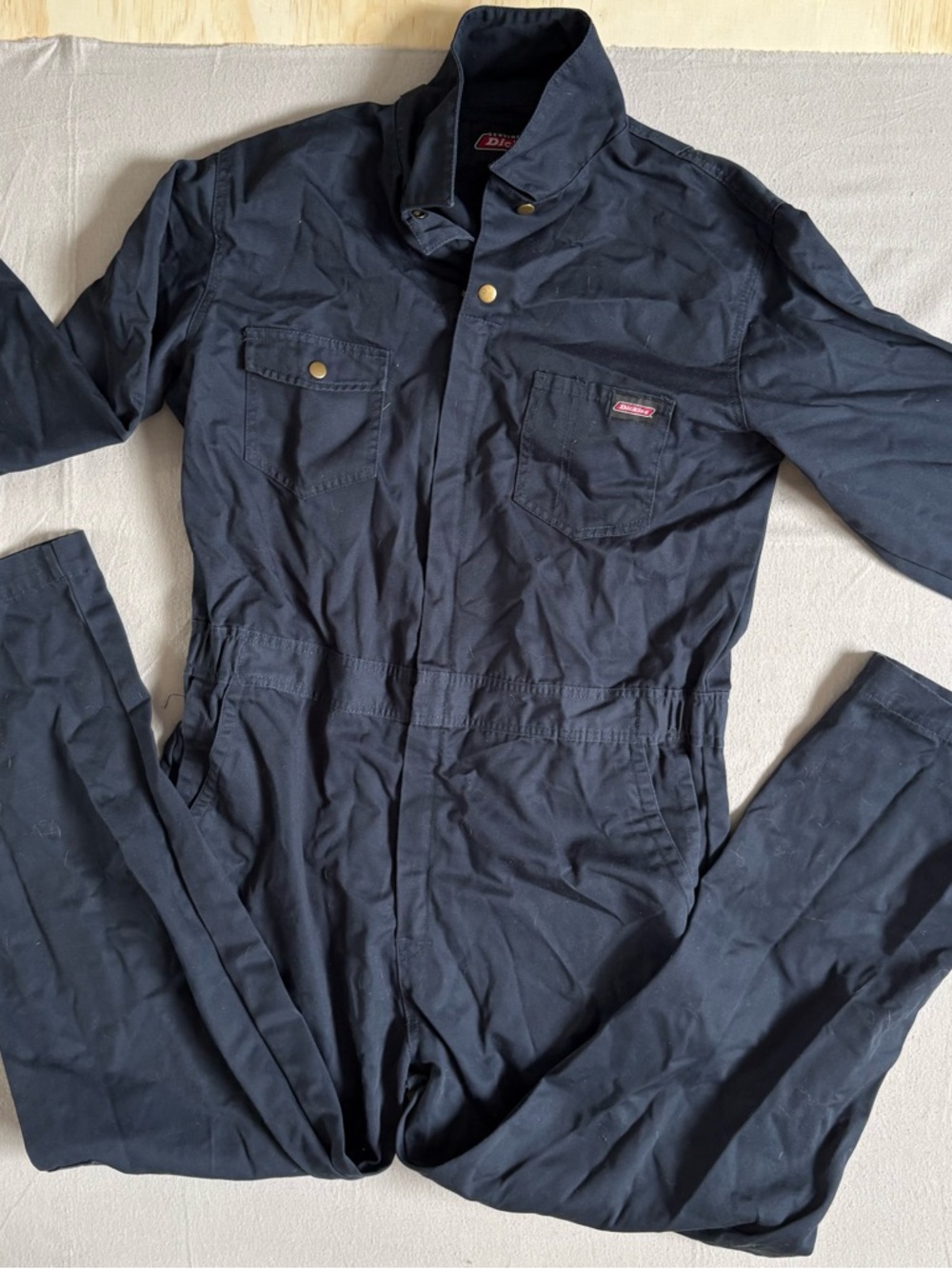 Dickies Men’s Dark Navy Work Coverall Jumpsuit Utility Mechanics One Piece M